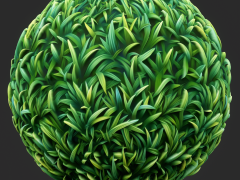 Stylized Grass Seamless Texture Tekstur CG