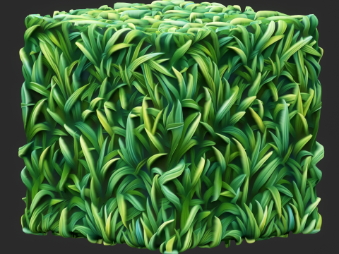 Stylized Grass Seamless Texture Tekstur CG