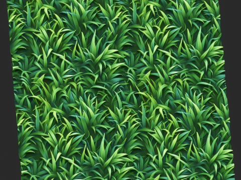 Stylized Grass Seamless Texture CG Textures