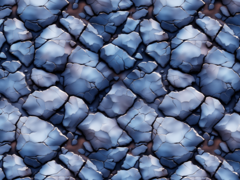 Stylized Ground Seamless Texture CG Textures