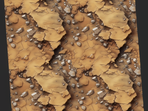 Stylized Ground Seamless Texture CG Textures