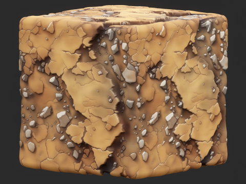 Stylized Ground Seamless Texture CG Textures