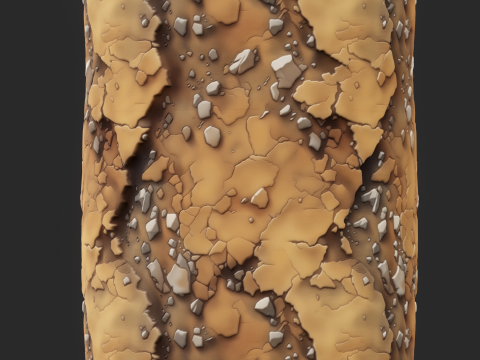 Stylized Ground Seamless Texture CG Textures
