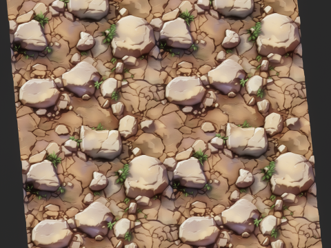 Stylized Ground Seamless Texture CG Textures