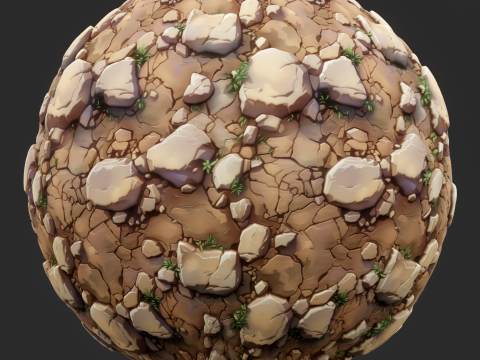 Stylized Ground Seamless Texture CG Dokuları