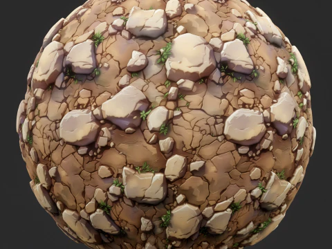 程式化的地面无缝纹理 CG 纹理