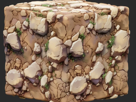 程式化的地面无缝纹理 CG 纹理