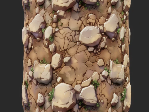 程式化的地面无缝纹理 CG 纹理