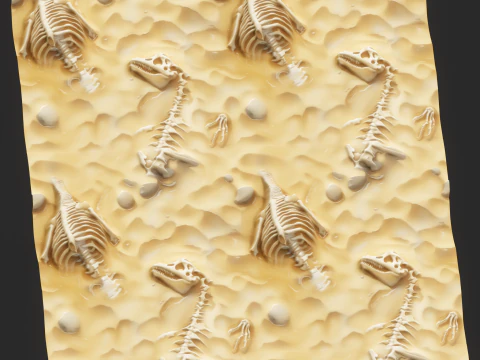 Stylized Ground Seamless Texture CG Textures