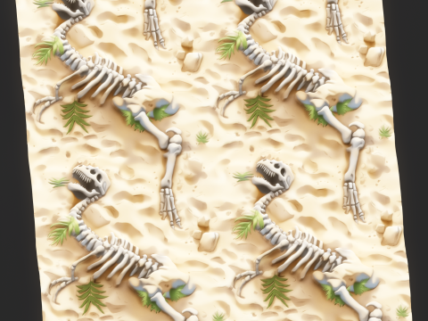 Stylized Ground Seamless Texture CG 纹理