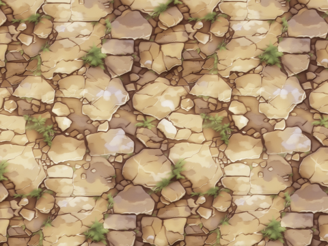 Stylized Ground Seamless Texture CG Textures