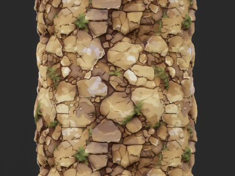 Stylized Ground Seamless Texture CG Текстури