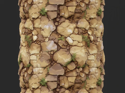 Textura sem costura &agrave; terra estilizada Texturas CG