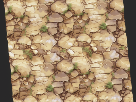 Stylized Ground Seamless Texture CG Текстури