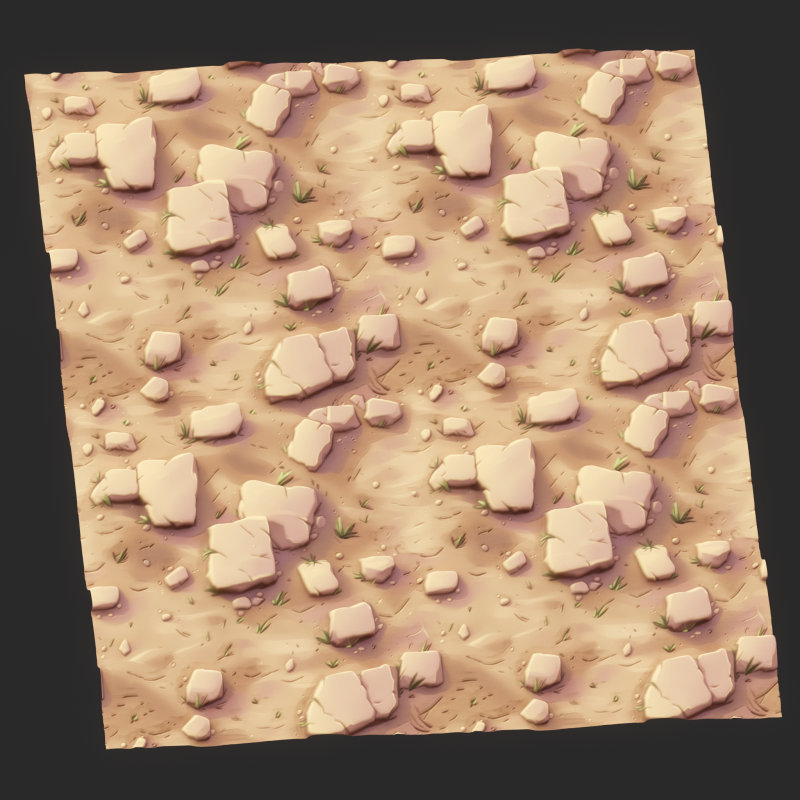 Stylized Ground Seamless Texture CG Dokuları .c4d .max .obj .3ds .fbx .stl .blend 