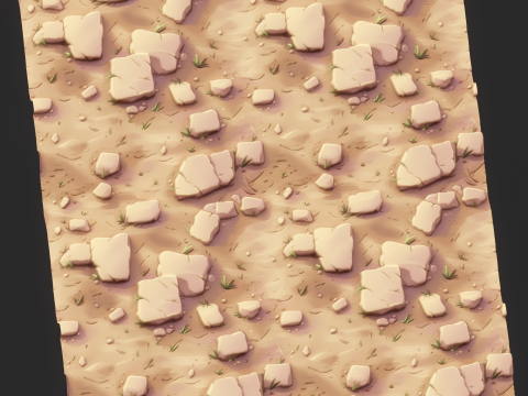 Stylized Ground Seamless Texture CG Textures