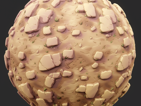 Stylized Ground Seamless Texture CG Dokuları