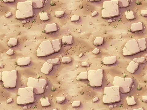 Stylized Ground Seamless Texture CG Textures