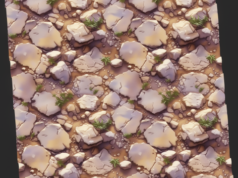 Stylized Ground Seamless Texture CG टेक्स्चर्स