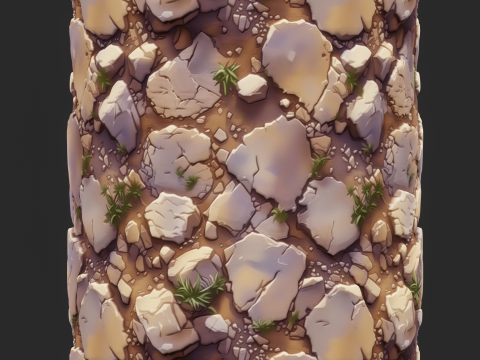 Stylized Ground Seamless Texture CG टेक्स्चर्स