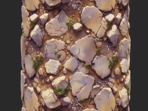 Stylized Ground Seamless Texture CG Textures