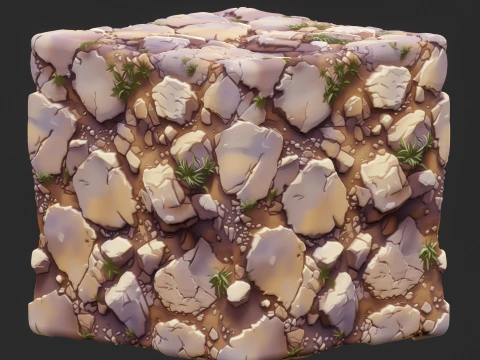 Stylized Ground Seamless Texture CG Textures
