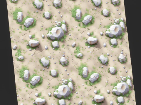 Stylized Ground Seamless Texture CG Textures