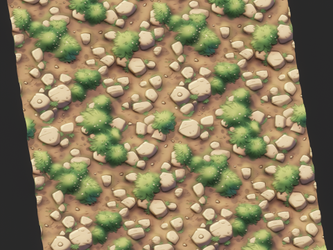 Stylized Ground Seamless Texture CG Textures