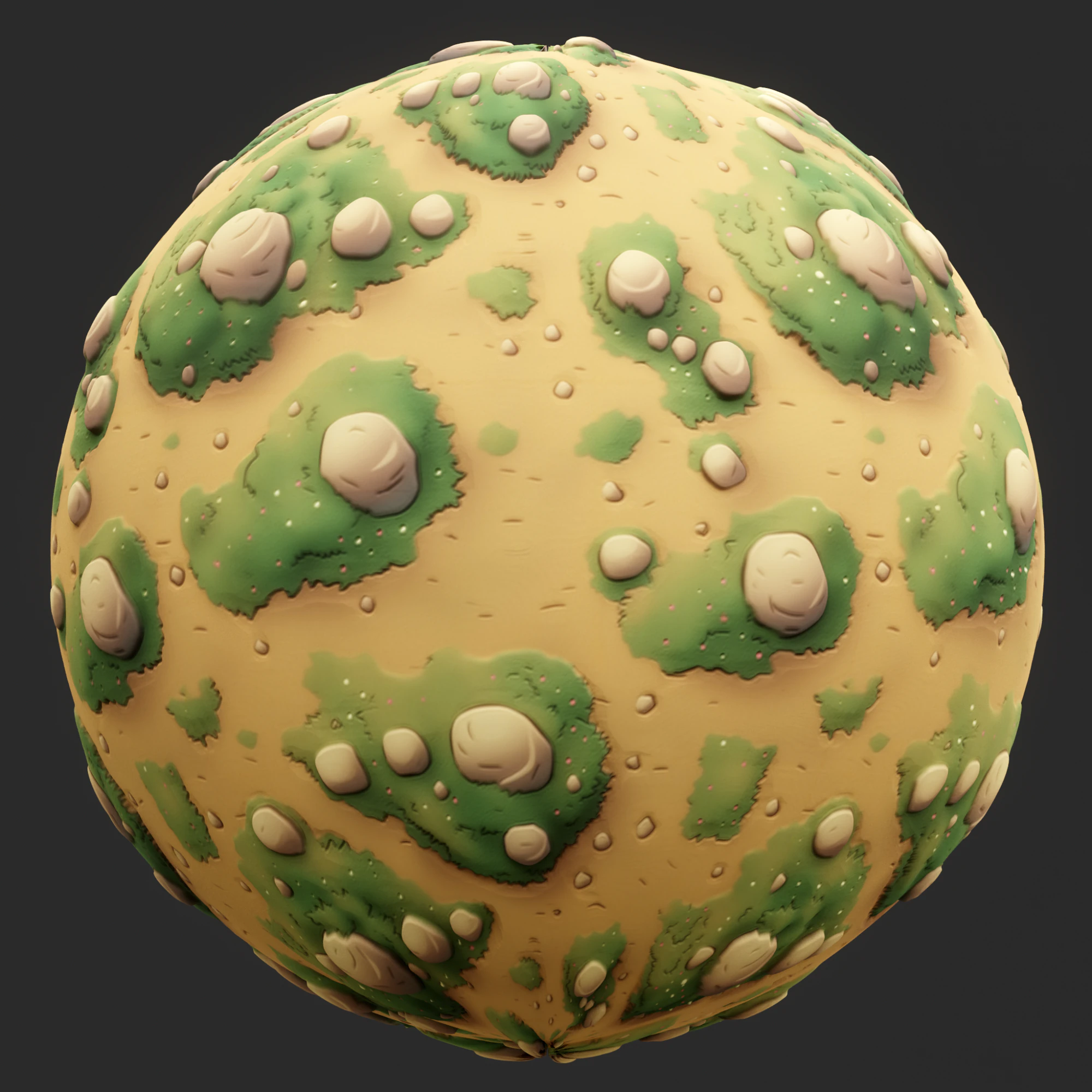 Stylized Ground Seamless Texture CG Textures .c4d .max .obj .3ds .fbx .stl .blend 