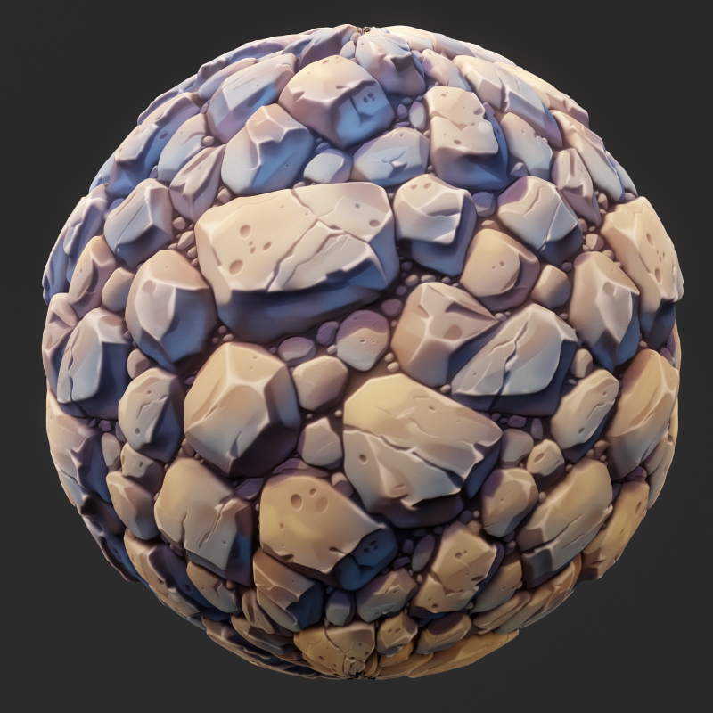 Stylized Ground Seamless Texture CG Texturen .c4d .max .obj .3ds .fbx .stl .blend