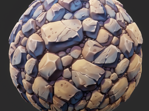 Stylized Ground Seamless Texture CG Textures