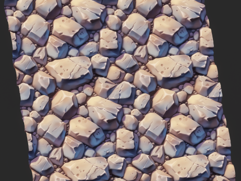 Stylized Ground Seamless Texture CG Texturen