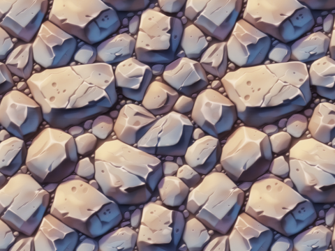 Stylized Ground Seamless Texture CG Texturen