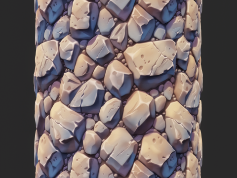 Stylized Ground Seamless Texture CG Texturen