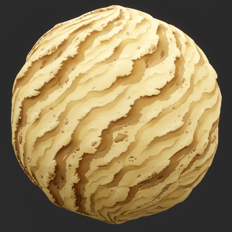 Stylized Sand Seamless Texture CG Текстуры .c4d .max .obj .3ds .fbx .stl .blend 