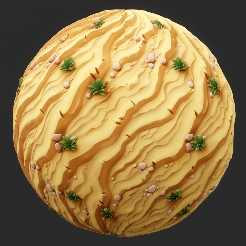 Stylized Sand Seamless Texture CG Textures .c4d .max .obj .3ds .fbx .stl .blend