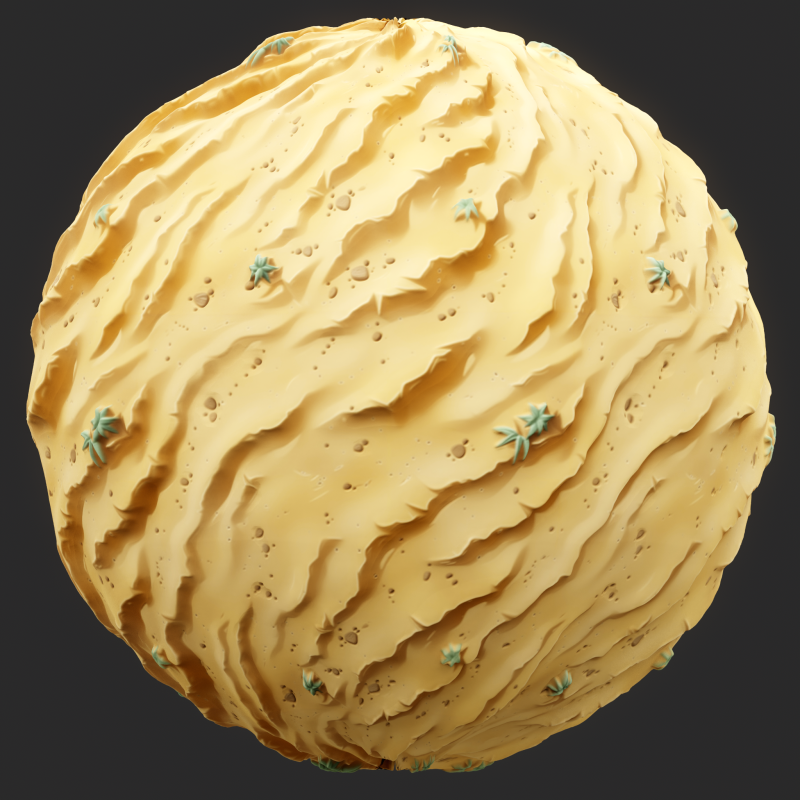 Stylized Sand Seamless Texture CG Dokuları .c4d .max .obj .3ds .fbx .stl .blend 