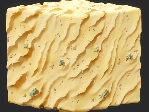 Stylized Sand Seamless Texture CG Dokuları