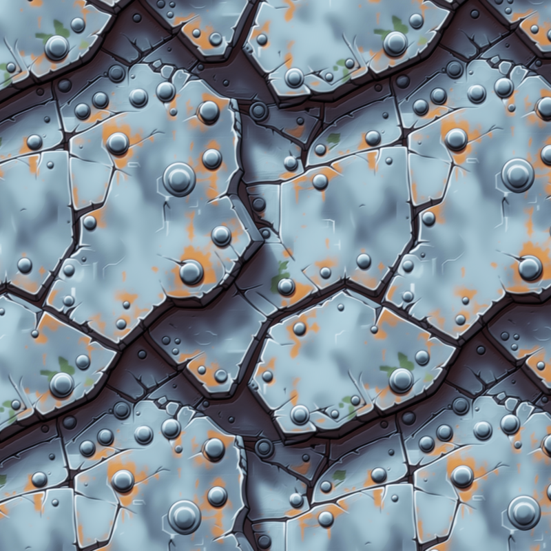 Stylized Metal Seamless Texture Tekstur CG .c4d .max .obj .3ds .fbx .stl .blend 