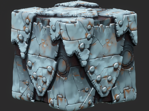 Stylized Metal Seamless Texture CG Textures