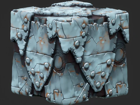 Stylized Metal Seamless Texture CG Textures