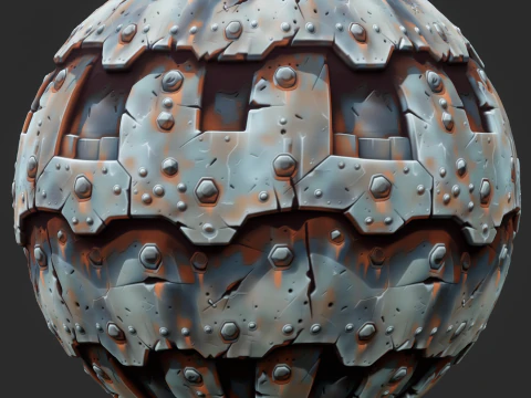 様式化された金属のシームレスなテクスチャ CG テクスチャ