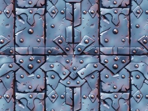Stylized Metal Seamless Texture CG Texturen
