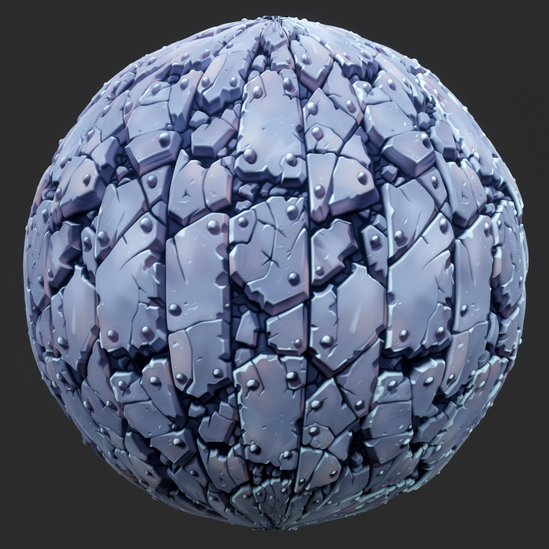 Stylized Metal Seamless Texture CG 텍스쳐 .c4d .max .obj .3ds .fbx .stl .blend 