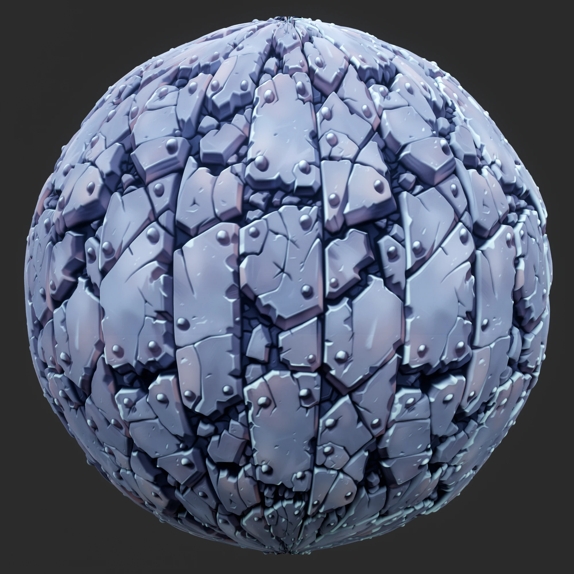 Stylized Metal Seamless Texture CG Textures .c4d .max .obj .3ds .fbx .stl .blend 