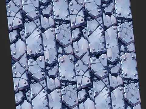 Stylized Metal Seamless Texture CG 텍스쳐
