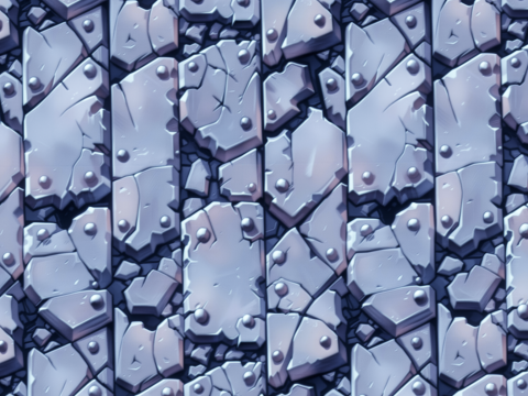 Stylized Metal Seamless Texture CG 텍스쳐
