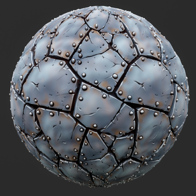 Stylized Metal Seamless Texture CG Tekstury .c4d .max .obj .3ds .fbx .stl .blend 