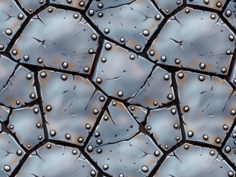 Stylized Metal Seamless Texture CG Tekstury