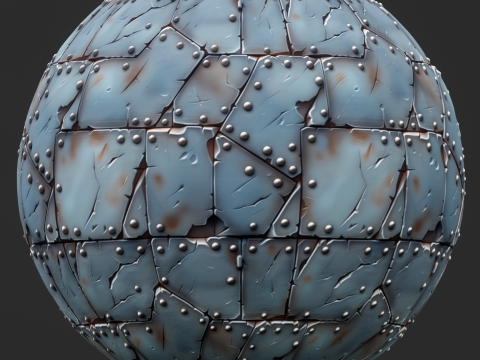 Stylized Metal Seamless Texture CG Textures